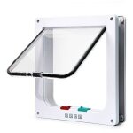 Chati�re pour chat avec magn�tique � 4 voies , porte pour animaux de compagnie pour chats et petits chiens, ...