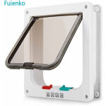 Vurahome - chati�re intelligente chat porte coleur de blanche 20 x 19 cm