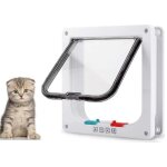 Chatires et portes manuelles chatire intelligente chat porte 20 x 19 cm noir