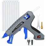 Vente chaude - pistolet � colle chaude pistolet en silicon de 200 w, avec 15 pi�ces de 19 cm de contr�le ...