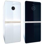 Chaudi�re au sol gaz � condensation 30kw bosch condens gc9000iwm 30 / 150 avec eau chaude sanitaire 150l ...