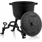 Chaudron magique 'wizard' marmite en fonte de 4 litres marmite - bbq - toro Chaudron magique 'wizard' marmite en fonte de 4 litres marmite - bbq - toro