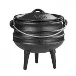 Chaudron marmite en fonte 3 litres  poser ou  suspendre barbecue