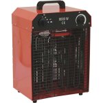 Chauffage aerotherme electrique professionnel 400 vlts triphasee drakkar equipement s11047