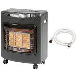 Chauffage d'appoint � gaz ektor mini - livr� avec tuyau � visser - int�rieur - br�leur c�ramique infrarouge ...
