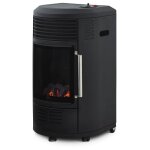 Chauffage d'appoint � gaz volga - int�rieur - infrableu effet feu de chemin�e - 6 puissances de chauffe ...