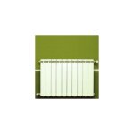 Global - radiateur fonte alu 1620w chauffage central 10 lments klass 800 blanc