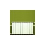 Global - radiateur fonte alu 1944w chauffage central 12 lments klass 800 blanc