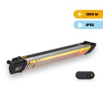 Chauffage �lectrique infrarouge 1200w avec t�l�commande moel 866nrc