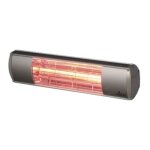 Niklas - chauffage infrarouge 2000w radiant mural intrieur et extrieur radiateur lectrique
