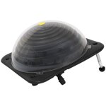 Chauffage solaire de piscine 2 pcs 75x75x36 cm pehd aluminium