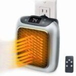 Chauffage soufflant intelligent en c�ramique 800 w, chauffage �lectrique avec prise murale, mini radiateur ...