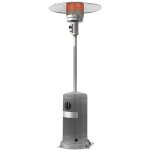 Chauffage de terrasse au gaz 13kw avec roues - warm tech