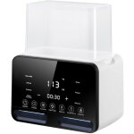 Chauffe biberon baby pour 2 biberons, blanc ? chauffe biberon 4 - en - 1 avec st�rilisateur et r�gulation ...