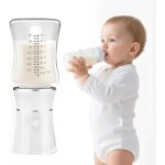 Chauffe - biberon nomade digital sans fil, chauffe - biberon portable avec 4 contr�les de temp�rature ...