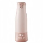 Chauffe - biberon nomade sans fil moov & feed - capacit� 340ml - eau ou lait maternel - temp�rature r�glable ...