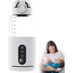 Chauffe biberon portable, 300ml sac chauffe biberon, chauffe biberon portable sans fil pour voyage, voiture, ...