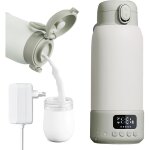 Chauffe - biberon portable pour b�b�, 500 ml, chauffage rapide de 35 � 70 �c pour le lait maternel et ...