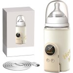 Chauffe - biberon portable pour b�b�, chauffe - biberon pour b�b� en d�placement, 6 temp�ratures r�glables ...