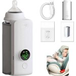 Chauffe biberon portable intelligent - ecran digital sans fil, chauff et maintien au chaud rapides, thermostat ...