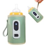 Chauffe - biberon temp�rature r�glable usb chauffe - lait pour b�b� avec affichage num�rique chauffage ...