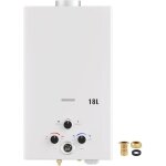 Chauffe - eau � gaz, 18l chauffe - eau sans r�servoir portable, chauffe - eau instantan� au propane avec ...