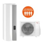 [jamais utilise] chauffe - eau thermodynamique 200l atlantic calypso split connect� mural compatible ...