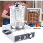 Chauffe - saucisses, 350 w en acier inoxydable - dimensions du cylindre : 16 x 21, 5 cm - capacit� du ...