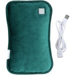 Chauffe usb rechargeable sans eau bouillotte �lectrique portable chauffant vert protection pour hiver ...