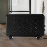 Chauffe vtements nedis radiateur soufflant 1200w / 2000w thermostat rglable 2 rglages de chaleur poignes ...