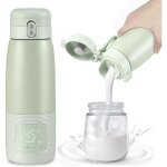 Chauffeur de bouteille portable, chauffeur de lait portable pour b�b� grande capacit� 500ml, chauffage ...