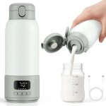 Chauffeur de bouteille portable pour voyager, chauffe - lait de b�b� de 500ml pour lait maternel, formule ...