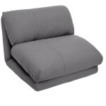 Chauffeuse convertible 1 place marza gris atmosphera Chauffeuse convertible 1 place marza gris atmosphera