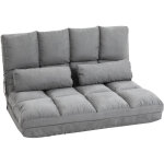 Homcom - chauffeuse - matelas d'appoint pliant - fauteuil convertible - inclinaison dossier réglable ... Homcom - chauffeuse - matelas d'appoint pliant - fauteuil convertible - inclinaison dossier réglable ...