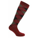 Chaussettes  argyle  rouge / noir - 39 - 41