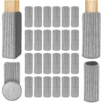 Chaussette chaise pour pieds de chaise, 24pcs chaussettes de chaise mobilier en feutre, patins antid�rapants ...