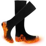 Chaussettes chauffantes rechargeables, calze riscaldanti lavables chaussettes, chaussette chauffante ...