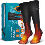 Chaussettes chauffantes usb rechargeables - 3 niveaux de chaleur pour randonn�e, ski et camping