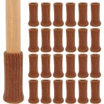 Chaussettes de protection pour pieds de chaise, lot de 24, chaussettes �lastiques tricot�es pour meubles, ...