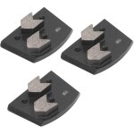 Chaussure de meulage en diamant, 3 pi�ces, trap�ze noir, 2 dents de fl�che, tampon de polissage pour ...