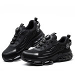 Chaussures de protection anti - crevaison � bout en acier pour hommes de grande taille avec boucle rotative, ...