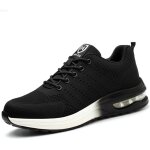 Chaussures de s�curit� � embout d'acier pour hommes et femmes, l�g�res et confortables, antid�rapantes ...