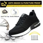Chaussures de s�curit� hommes femmes l�g�re basket securite confortable antid�rapante chaussures de travail ...