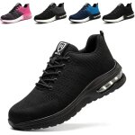 Chaussures de s�curit� hommes femmes l�g�re basket de s�curit� respirante confortable chaussure de travail ...