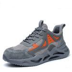 Chaussures de s�curit� isol�es pour hommes, chaussures de travail en maille respirante anti - �crasement ...