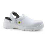Chaussures de travail agroalimentaire okenite clog esd sb - blanc 39