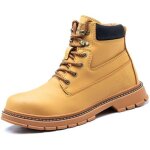 Chaussures de travail homme � embout d'acier, chaussures de s�curit� imperm�ables, chaussures de chantier ...