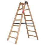 Chelle double en bois pour peinture 124 cm 2x7 marches