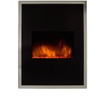 Chemin�e �lectrique 1800w noir - chemin'arte - empire state