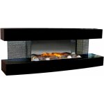 Chemin'arte - chemin�e �lectrique design 2000w noir lounge noire